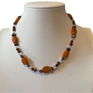 Artisan Designed Strand of Jasper w/ intermingled complimentary colored beads.